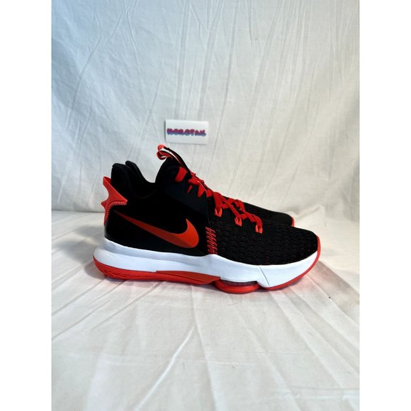 all red lebron shoes